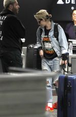 KRISTEN STEWART in Double Denim Out of Los Angeles 07/04/2019