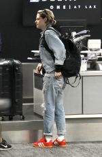 KRISTEN STEWART in Double Denim Out of Los Angeles 07/04/2019