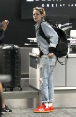 KRISTEN STEWART in Double Denim Out of Los Angeles 07/04/2019