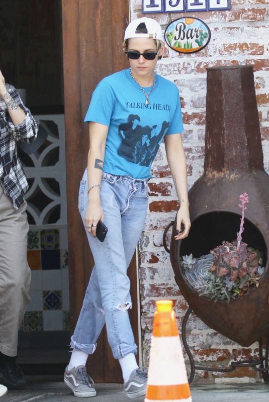 KRISTEN STEWART Out for Lunch in Los Angeles 07/22/2019