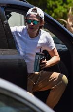 KRISTEN STEWART Out with her Dog in Los Feliz 07/24/2019