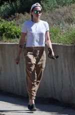 KRISTEN STEWART Out with her Dog in Los Feliz 07/24/2019