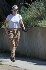 KRISTEN STEWART Out with her Dog in Los Feliz 07/24/2019