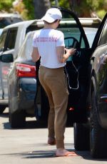KRISTEN STEWART Out with her Dog in Los Feliz 07/24/2019