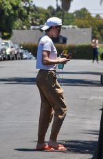 KRISTEN STEWART Out with her Dog in Los Feliz 07/24/2019