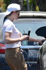 KRISTEN STEWART Out with her Dog in Los Feliz 07/24/2019