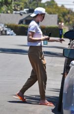 KRISTEN STEWART Out with her Dog in Los Feliz 07/24/2019