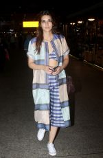 KRITI SANON Arrives at Airport in Mumbai 07/23/2019