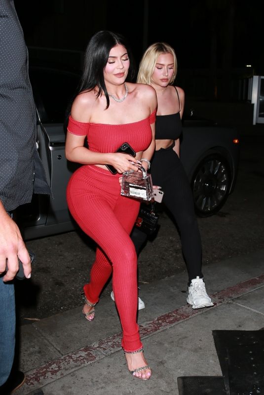 KYLIE JENNER and ANASTASIA KARANIKOLAOU at Nice Guy in West Hollywood 07/17/2019