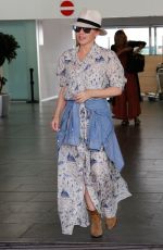 KYLIE MINOGUE Arrives at Airport in Barcelona 07/07/2019