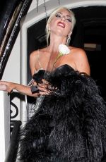 LADY GAGA at a Party in West Hollywood 07/17/2019