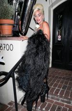 LADY GAGA at a Party in West Hollywood 07/17/2019