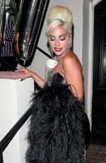 LADY GAGA at a Party in West Hollywood 07/17/2019
