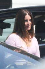 LANA DEL REY on the Set of a Music Video in Los Angeles 07/13/2019
