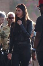 LANA DEL REY on the Set of a Music Video in Los Angeles 07/13/2019