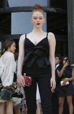 LARSEN THOMPSON at Elie Saab Show at Paris Fashion Week 07/03/2019