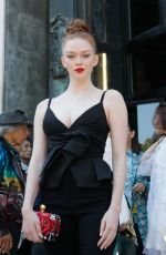 LARSEN THOMPSON at Elie Saab Show at Paris Fashion Week 07/03/2019