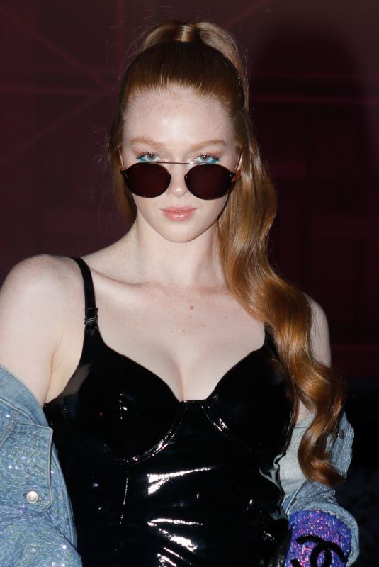 LARSEN THOMPSON at Lancome Party at Paris Fashion Week 07/02/2019