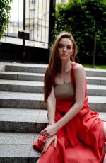 LARSEN THOMPSON on the Set of a Photoshoot, July 2019