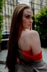 LARSEN THOMPSON on the Set of a Photoshoot, July 2019