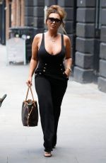 LAUREN GOODGER on the Set of Celebs Go Dating in London 07/05/2019