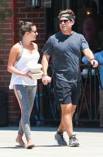 LEA MICHELE and Zandy Reich Out for Lunch in Venice Beach 07/20/2019