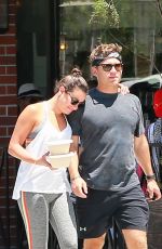 LEA MICHELE and Zandy Reich Out for Lunch in Venice Beach 07/20/2019