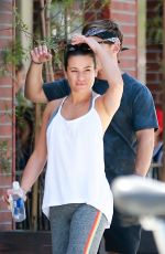 LEA MICHELE and Zandy Reich Out for Lunch in Venice Beach 07/20/2019