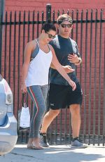LEA MICHELE and Zandy Reich Out for Lunch in Venice Beach 07/20/2019