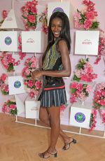 LEOMIE ANDERSON at Evian Live Young Suite at Championships in Wimbledon 07/01/2019