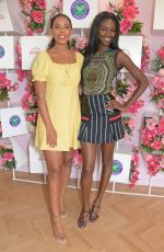LEOMIE ANDERSON at Evian Live Young Suite at Championships in Wimbledon 07/01/2019