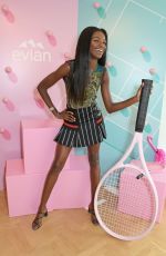 LEOMIE ANDERSON at Evian Live Young Suite at Championships in Wimbledon 07/01/2019