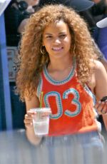 LESLIE GRACE on the Set of In the Heights in New York 06/27/2019