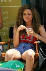 LESLIE GRACE on the Set of In the Heights in New York 06/27/2019