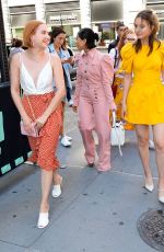 LIANA LIBERATO, HALEY RAMM and BRIANNE TJU Leaves Build Series in New York 07/15/2019
