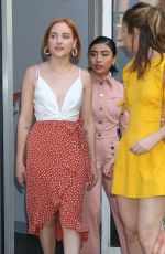 LIANA LIBERATO, HALEY RAMM and BRIANNE TJU Leaves Build Series in New York 07/15/2019
