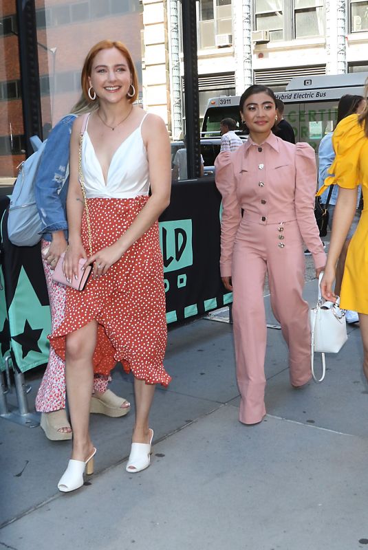 LIANA LIBERATO, HALEY RAMM and BRIANNE TJU Leaves Build Series in New York 07/15/2019
