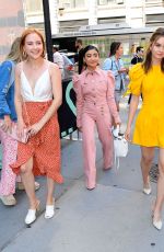 LIANA LIBERATO, HALEY RAMM and BRIANNE TJU Leaves Build Series in New York 07/15/2019