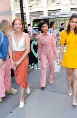 LIANA LIBERATO, HALEY RAMM and BRIANNE TJU Leaves Build Series in New York 07/15/2019