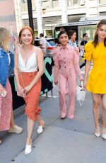 LIANA LIBERATO, HALEY RAMM and BRIANNE TJU Leaves Build Series in New York 07/15/2019
