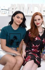 LILI REINHART, CAMILA MENDES and MADELAINE PETSCH at #imdboat at 2019 Comic-con in San Diego 07/20/2019