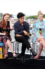 LILI REINHART, CAMILA MENDES and MADELAINE PETSCH at #imdboat at 2019 Comic-con in San Diego 07/20/2019