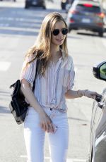 LILY COLLINS Out and About in Beverly Hills 07/17/2019