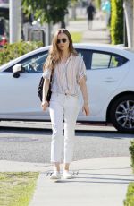 LILY COLLINS Out and About in Beverly Hills 07/17/2019