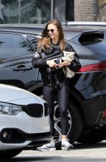 LILY COLLINS Out Shopping in Los Angeles 07/09/2019