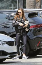 LILY COLLINS Out Shopping in Los Angeles 07/09/2019