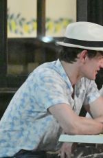LILY JAMES and Matt Smith Out for Dinner in Primrose Hill 06/30/2019