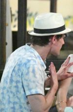 LILY JAMES and Matt Smith Out for Dinner in Primrose Hill 06/30/2019