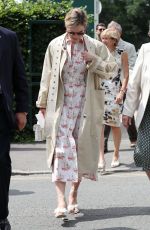 LILY JAMES Arrives at 2019 Wimbledon Tennis Championships Women