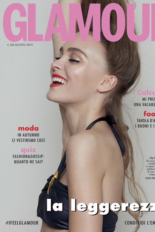 LILY-ROSE DEPP in Glamour Magazine, Italy August 2019